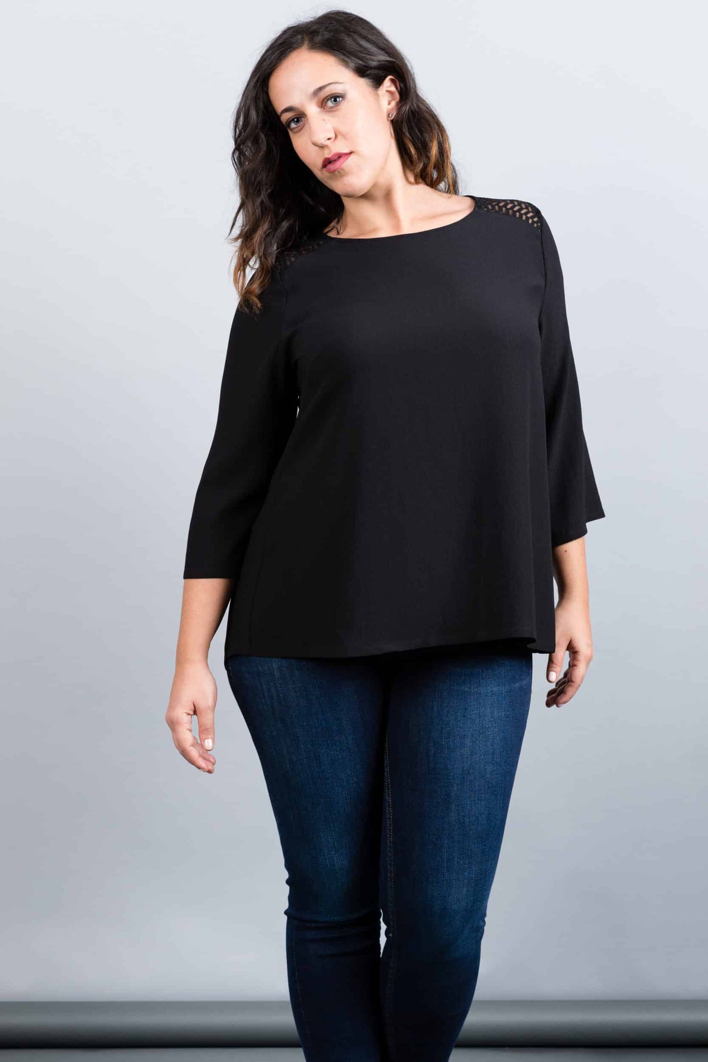 Rome Blouse Black