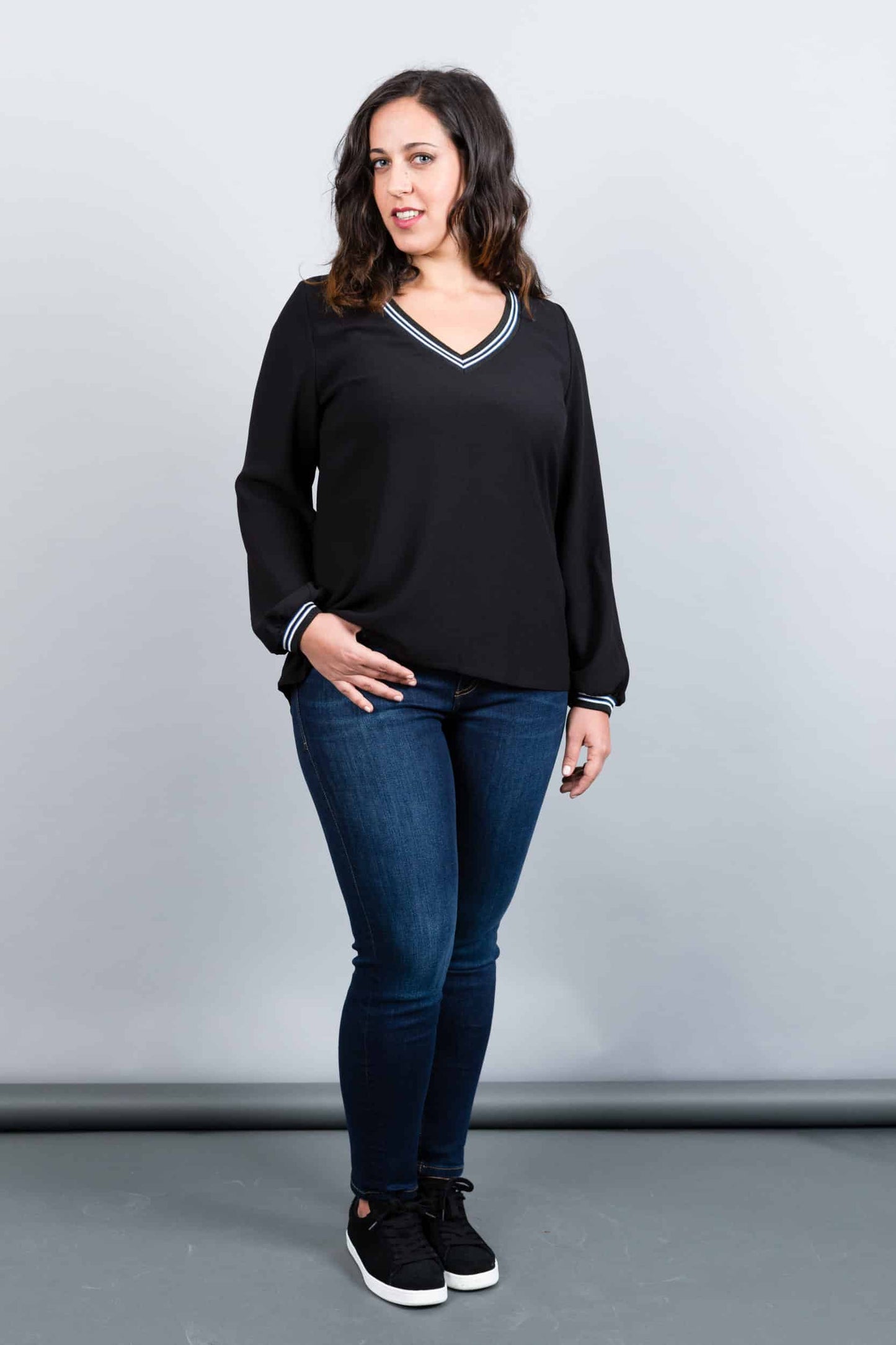 London Blouse Black