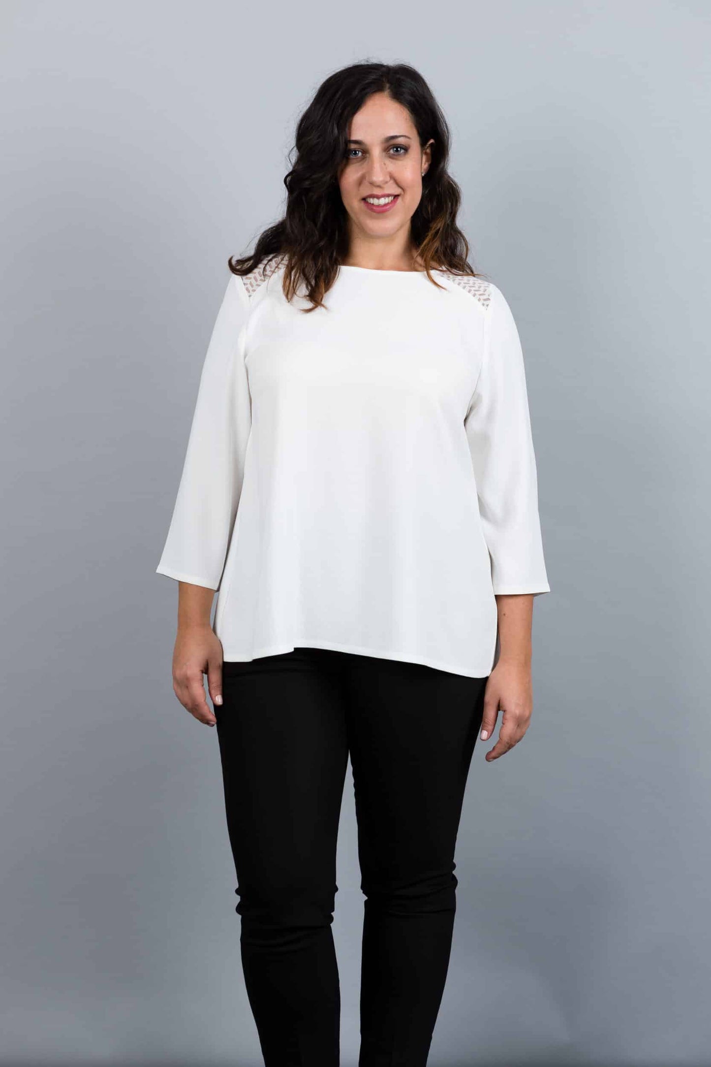 Rome Blouse Ecru