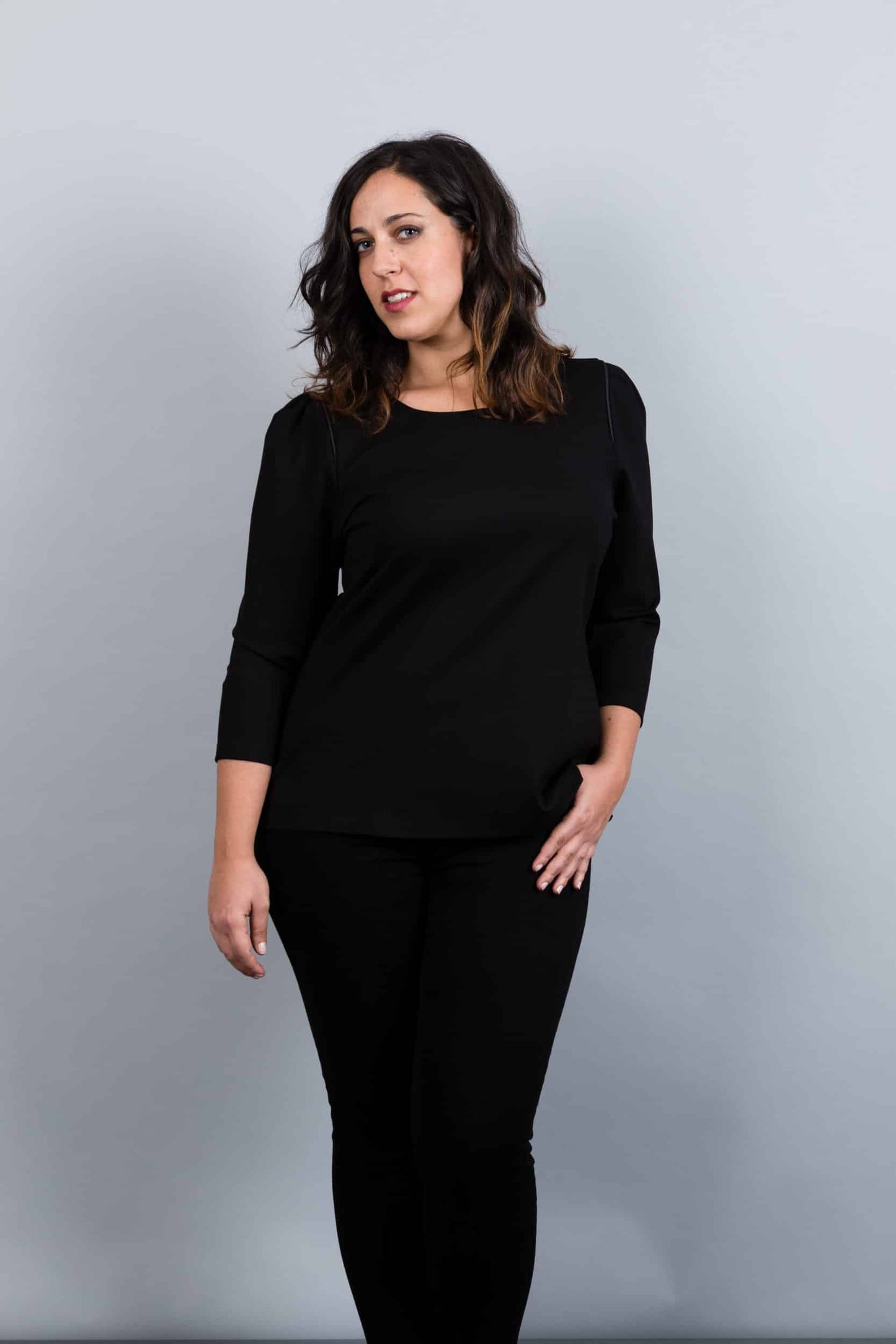 Paris Blouse Black