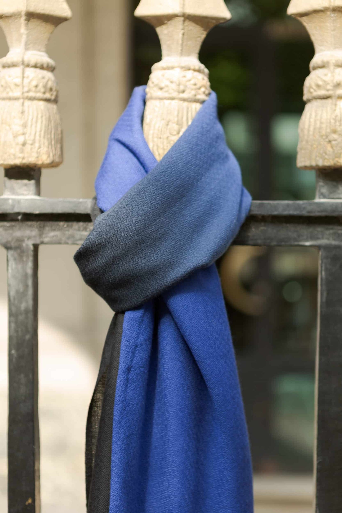 Black/Blue Aegean Stole