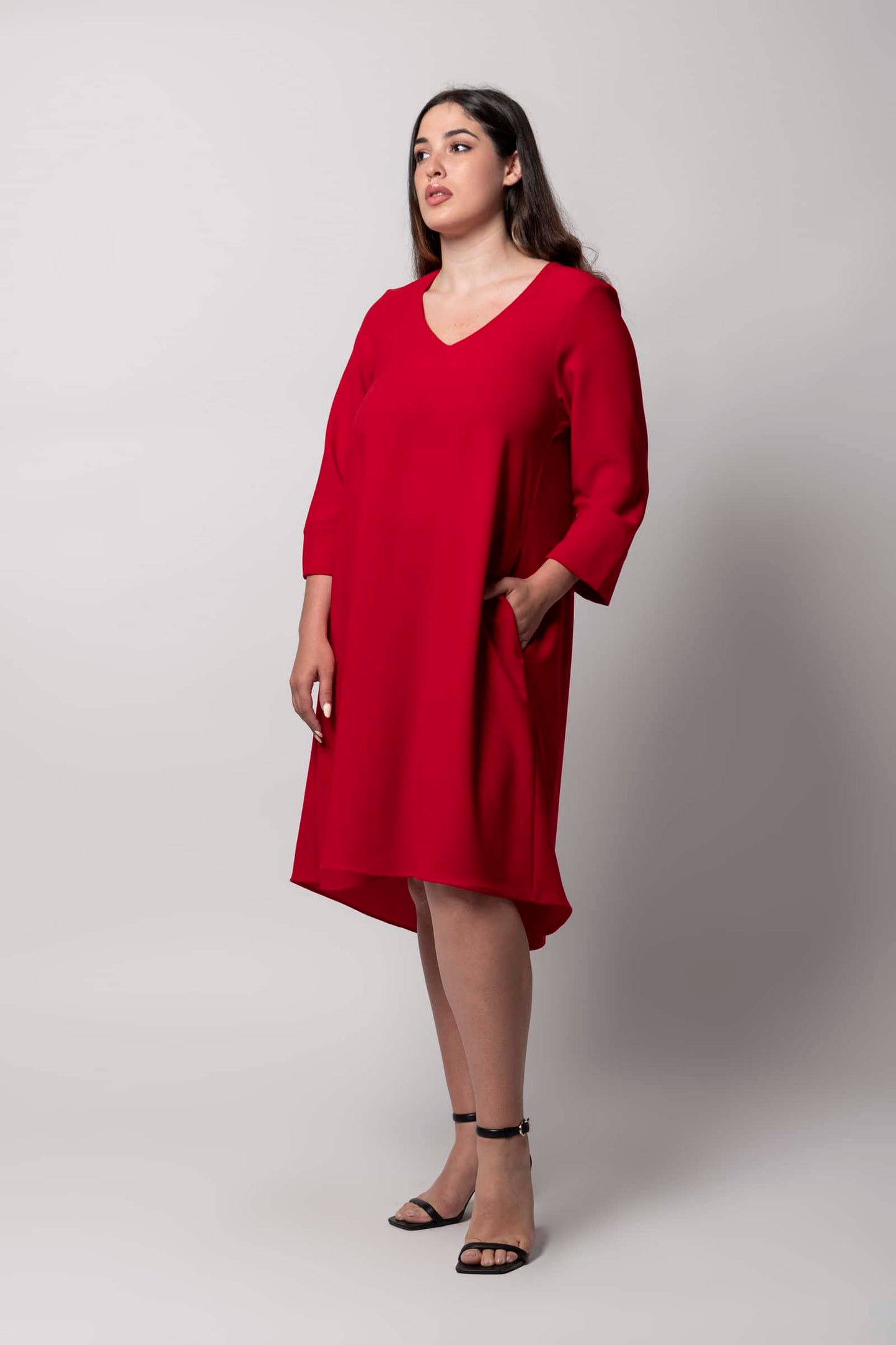 Athena Dress Red