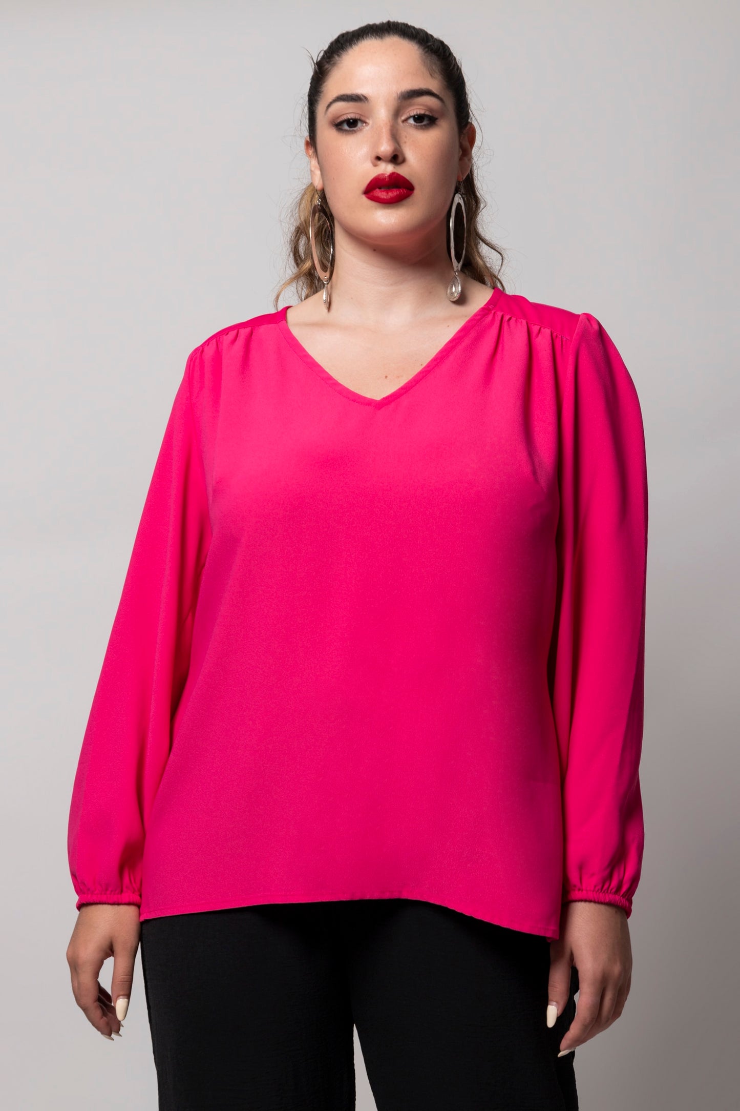 Helsinki Blouse Pink Fuchsia