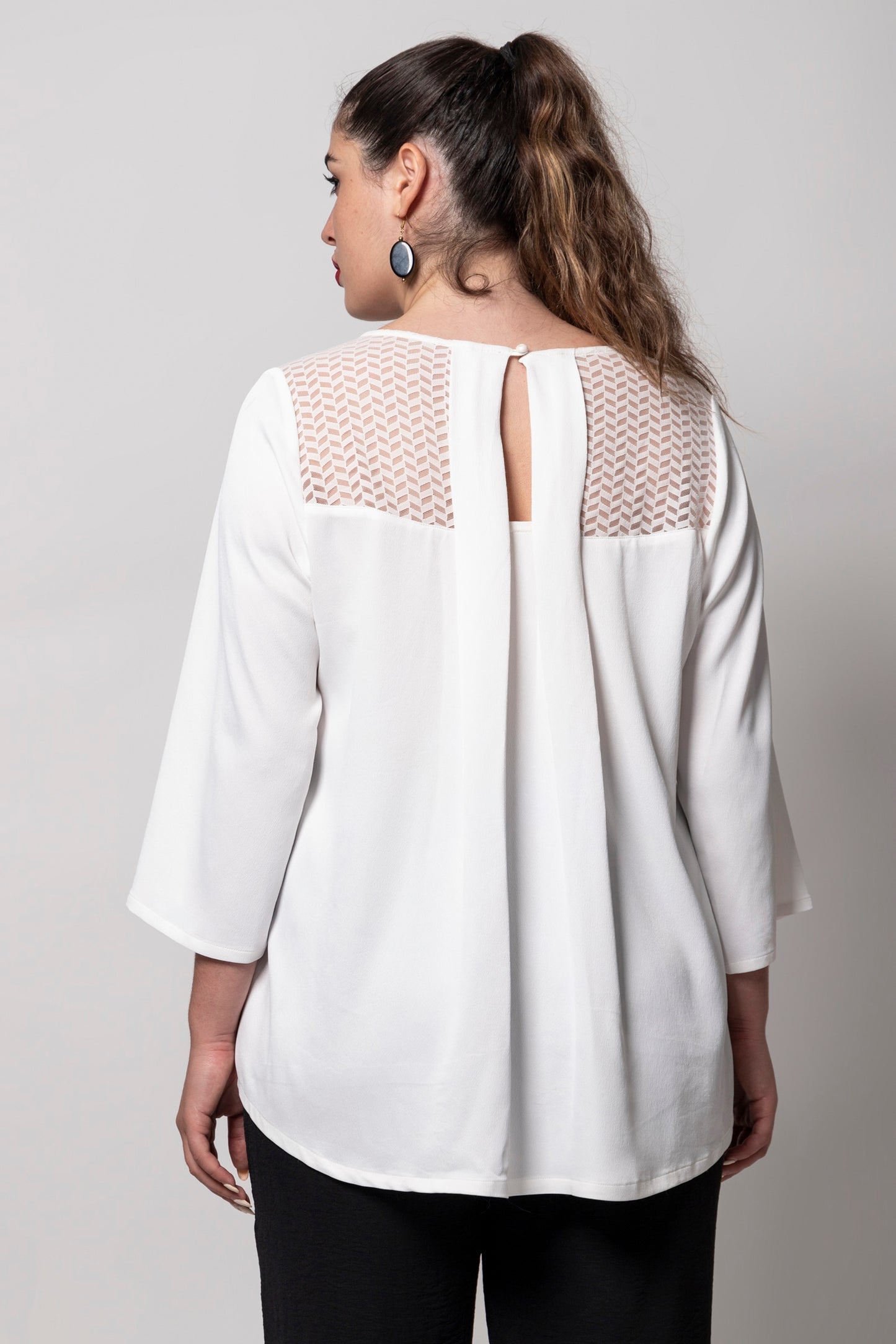 Rome Blouse Ecru