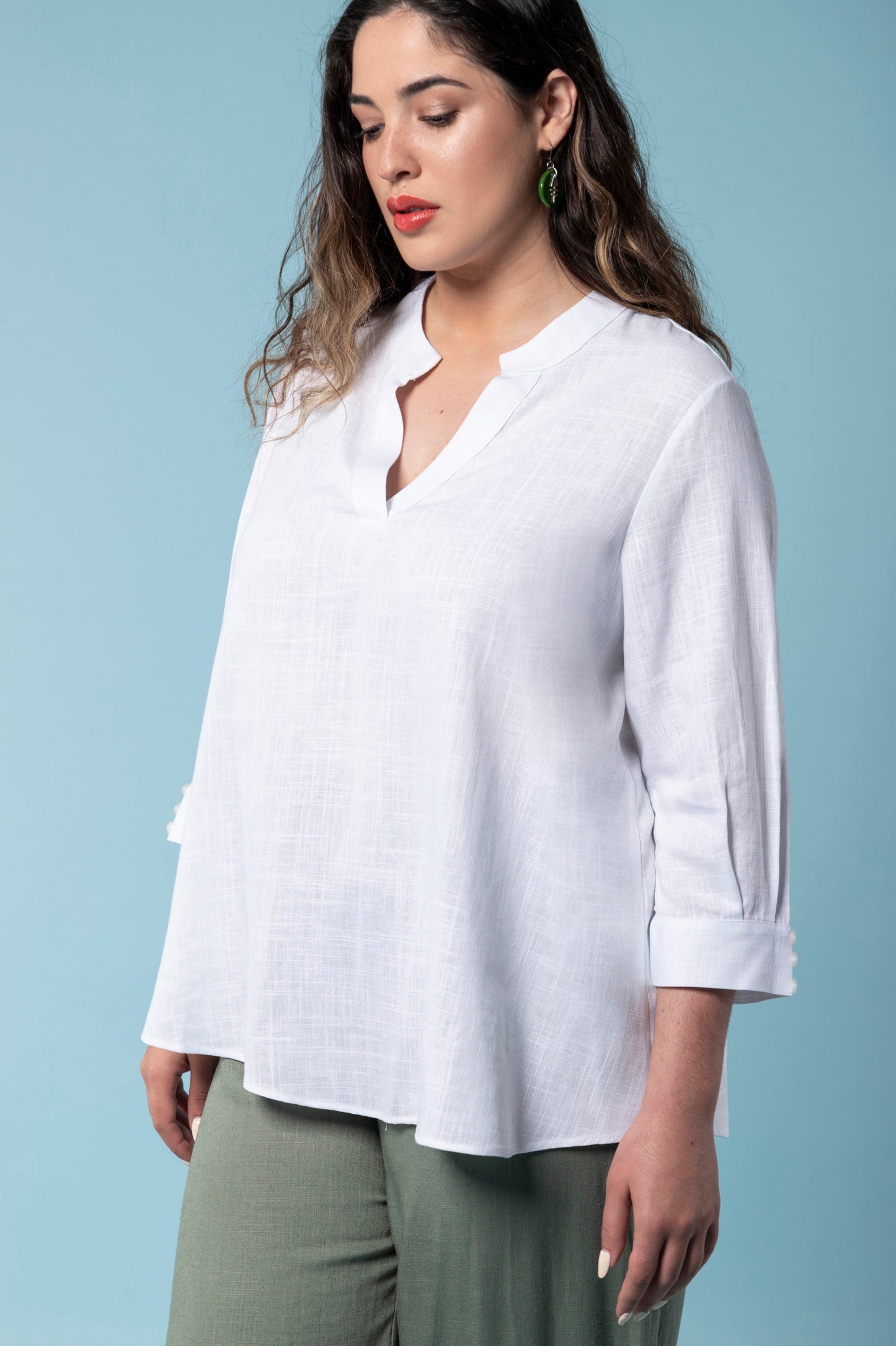 Blouse Venise Blanc