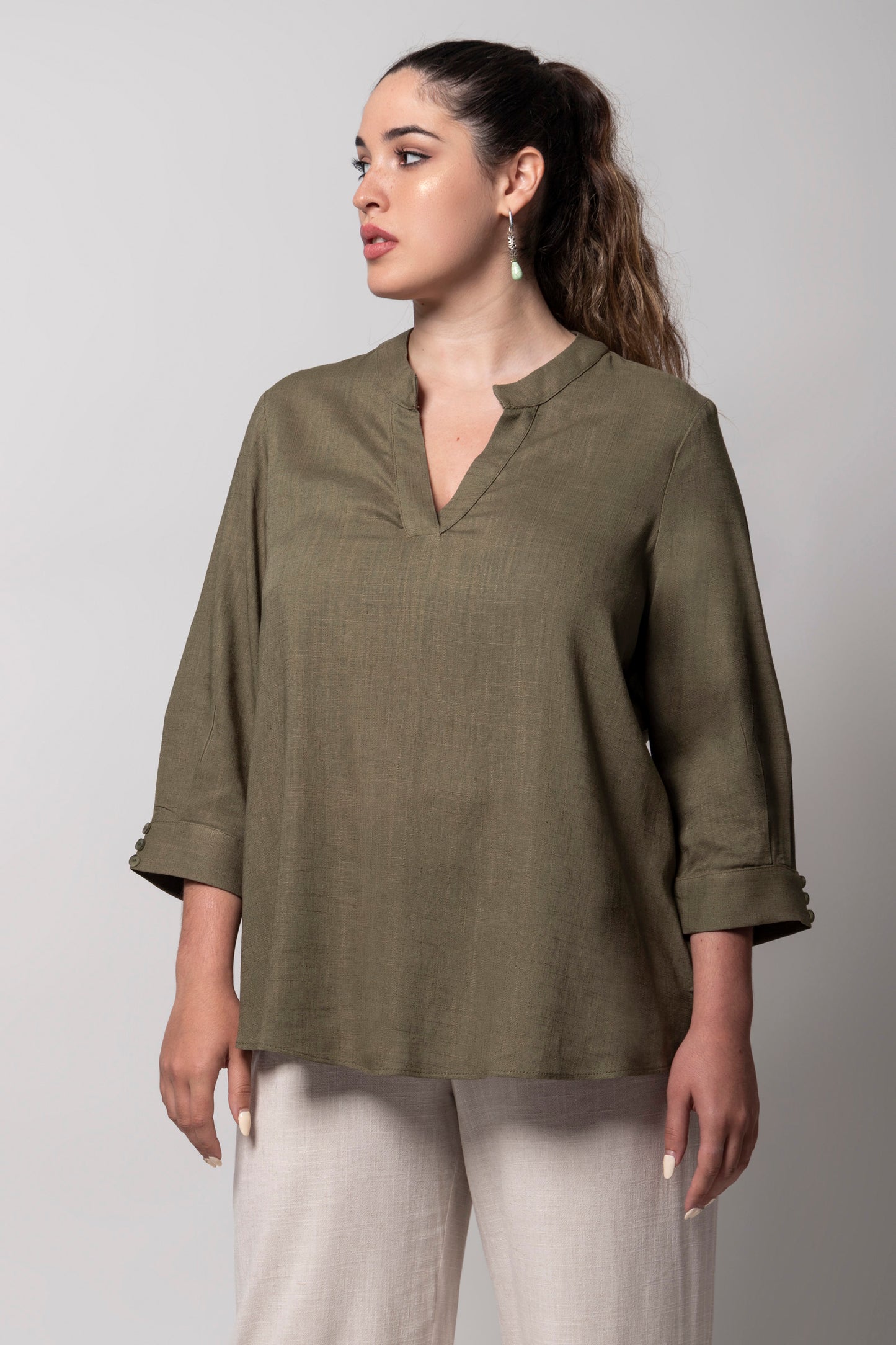 Blouse Venise Khaki