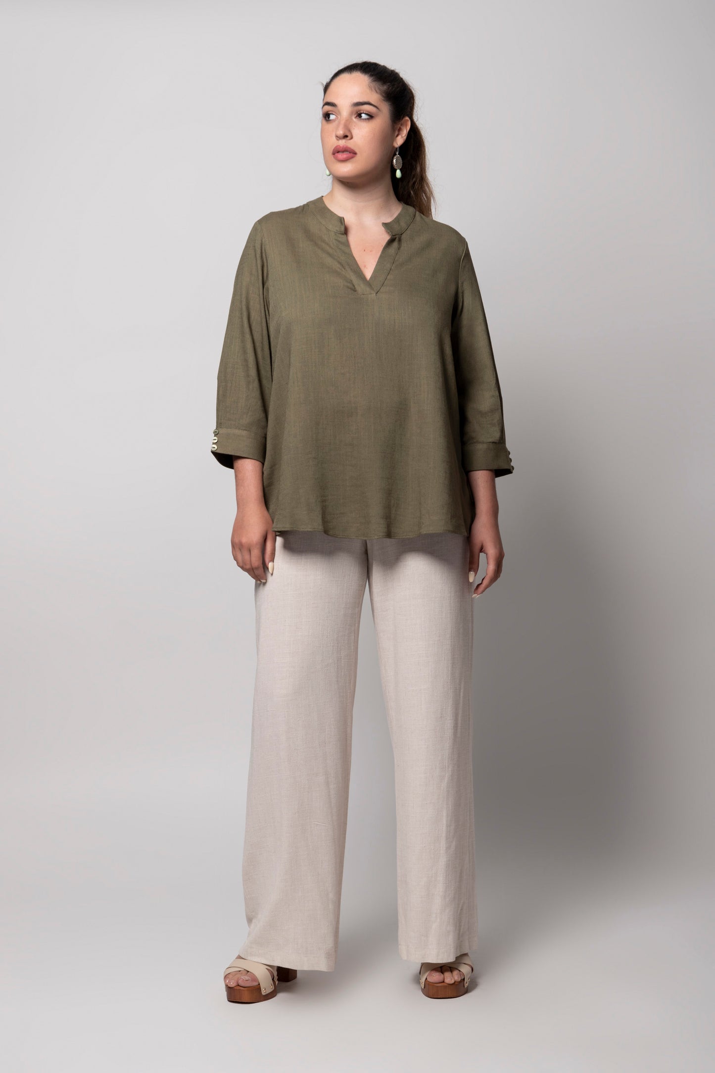Blouse Venise Khaki