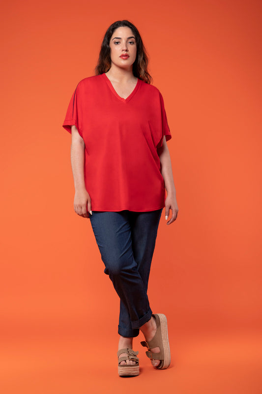 Blouse Palerme Rouge