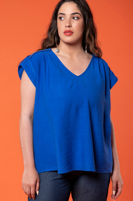 Blouse Seville Bleu